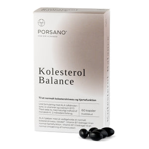 Porsano Kolesterol Balance æske, kapsler til normalt kolesterolniveau